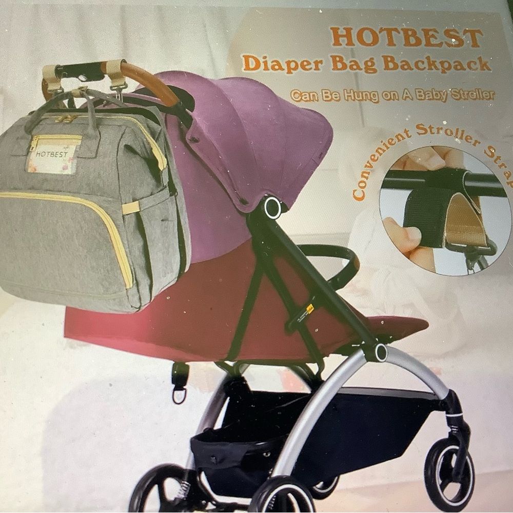 HOTBEST Diaper backpack multifunction travel bag unisex New - Picture 5 of 11